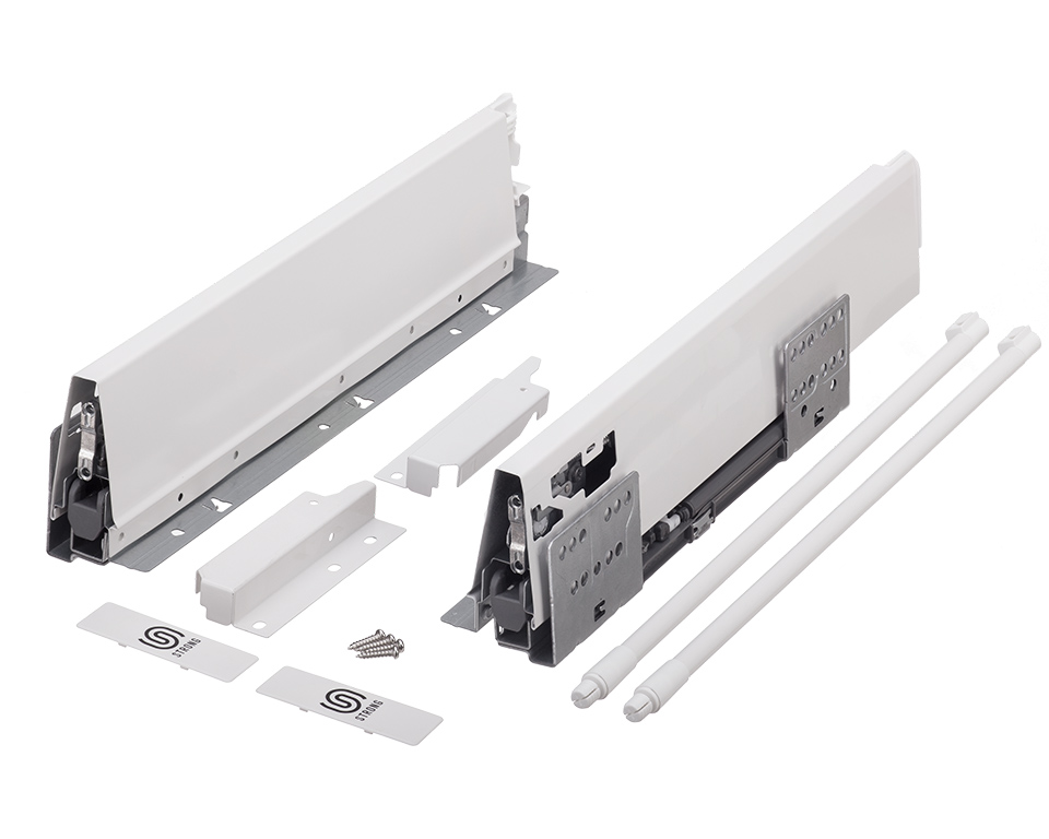 FIÓKRENDSZER STRONG BOX 140/450MM FEHÉR