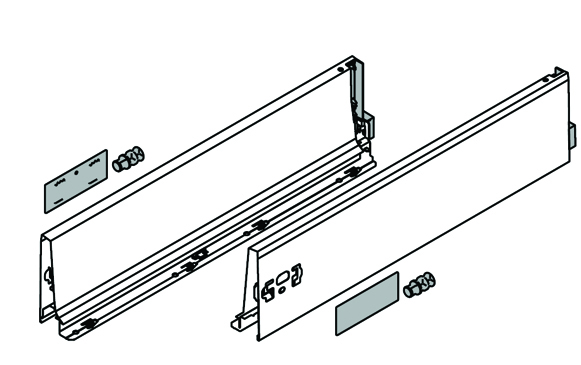 FIÓKRENDSZER BL 378K4002SA OLDALFAL ANTARO 400 MM FEHÉR
