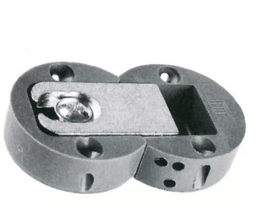 BÚTORPÁNT 246.9033.83 LENYILÓ AJTÓPÁNT 60*35*12MM FEHÉR