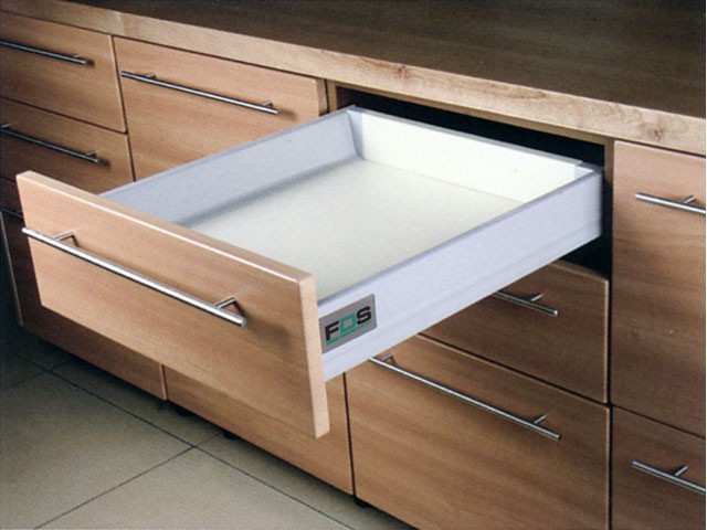 FIÓKRENDSZER FDS-DF A FIÓKOLDAL DUPLAFALÚ 450MM , 40KG FÉM SZÜRKE