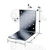 KÖTŐELEM 000825 DERÉKSZÖG LEMEZ 60*60*40