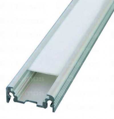 TOLÓAJTÓ FOGANTYÚ PROFIL TM-PROFI L LED SURFACE ELOXÁLT 4000MM